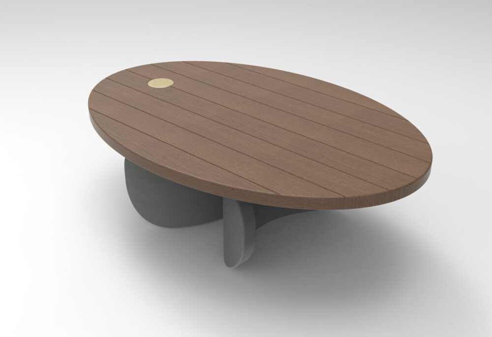 The Oval Dot Center Table - Image 2